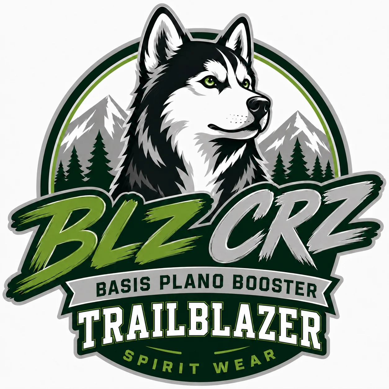 BlzCrz &mdash; Basis Plano Booster Trailblazer Spirit Wear logo