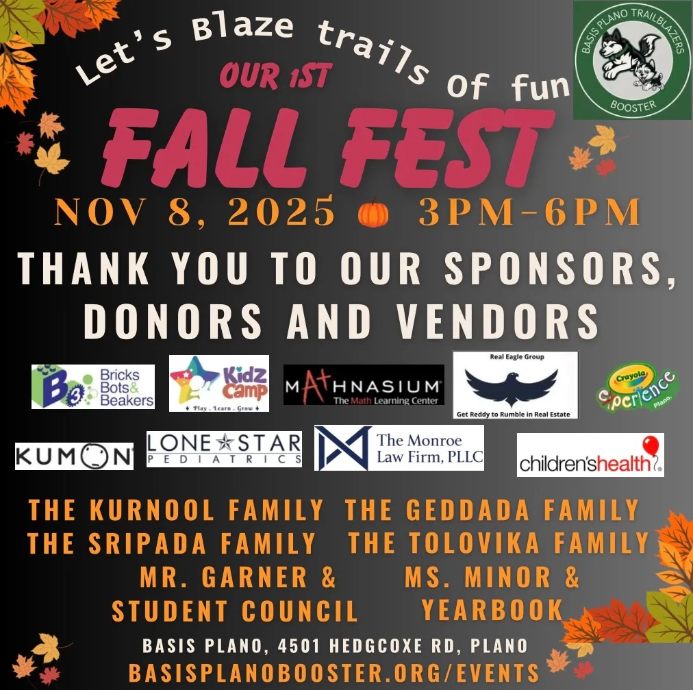 Families at the BASIS Plano Fall Festival