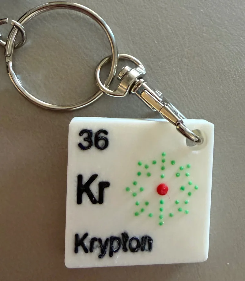 Element Keychain &mdash; BASIS Plano Booster spirit wear