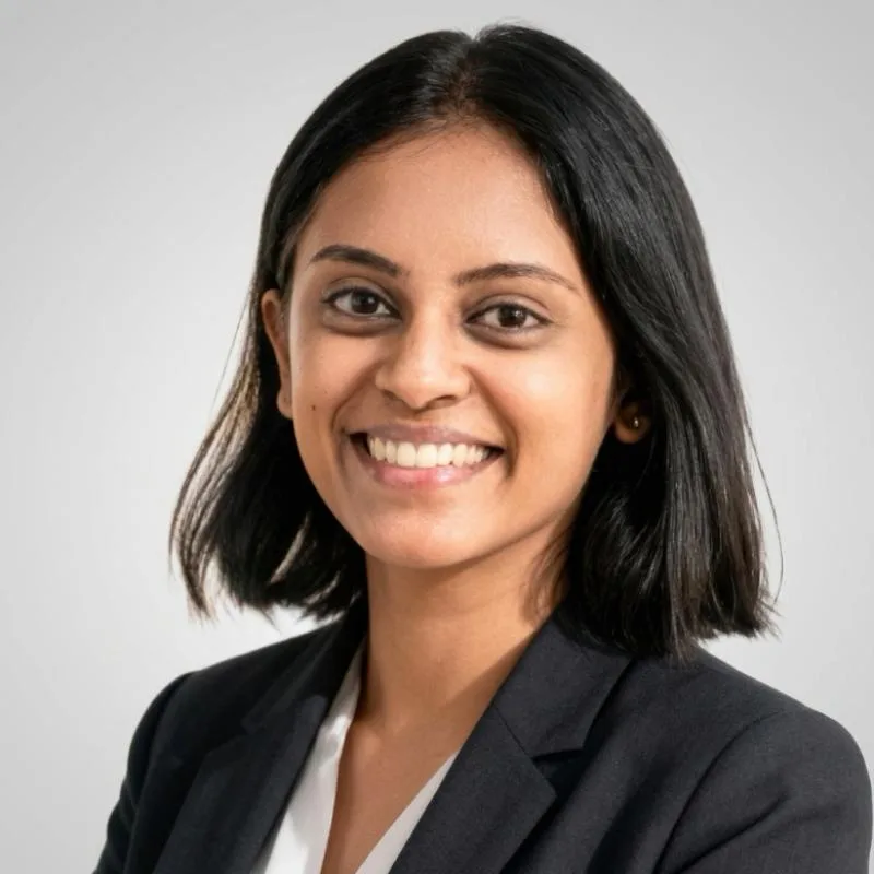 Vidya V., Social Media Chair