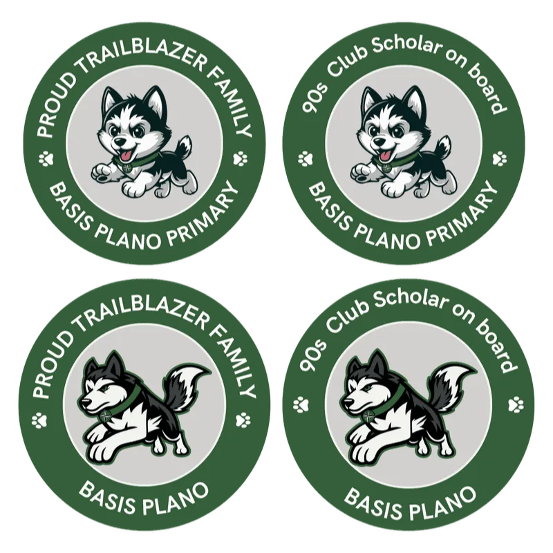 Car Magnet &mdash; BASIS Plano Booster spirit wear